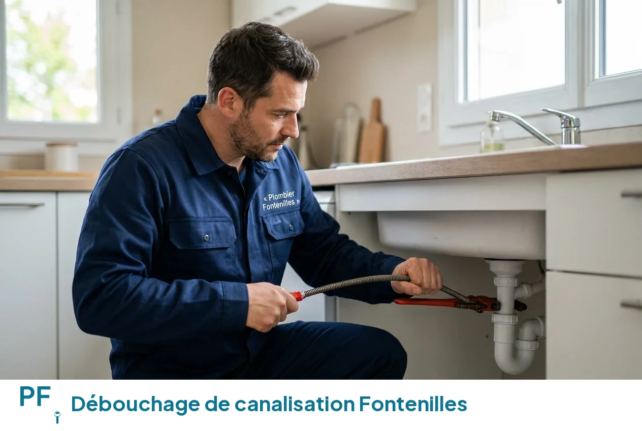 Débouchage de canalisation à Fontenilles