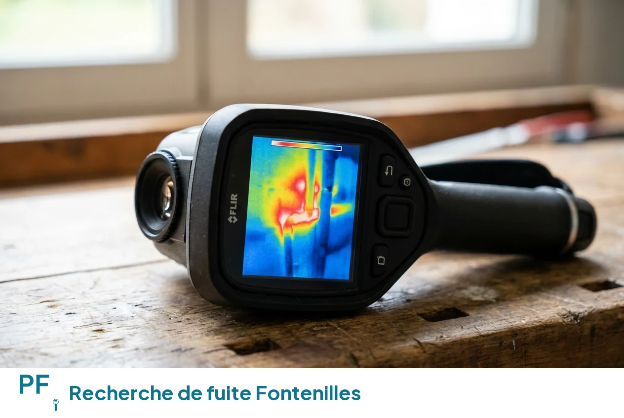 Recherche de fuite à Fontenilles