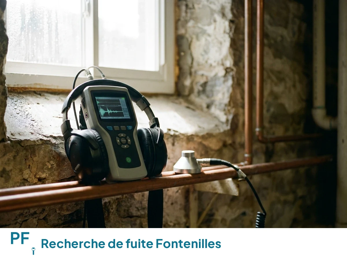 Recherche de fuite à Fontenilles