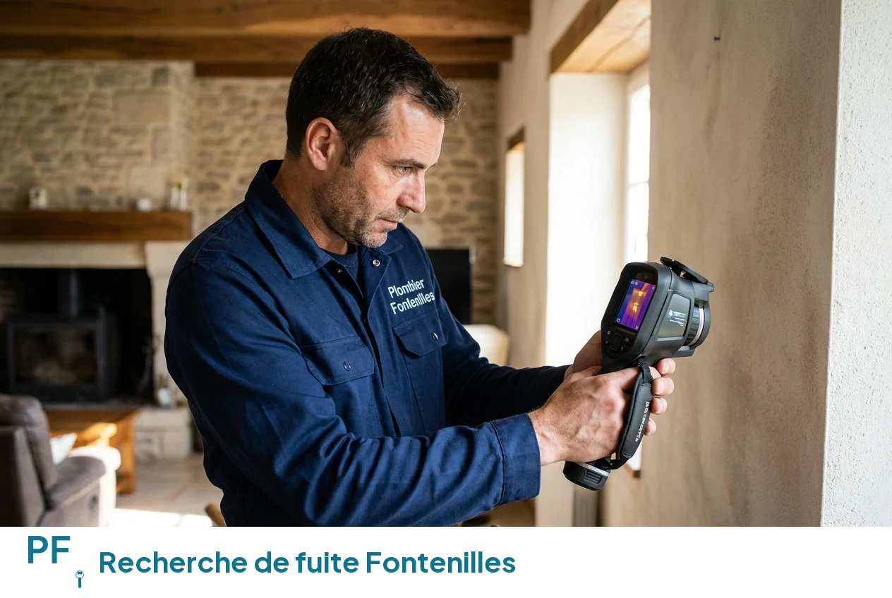 Recherche de fuite à Fontenilles