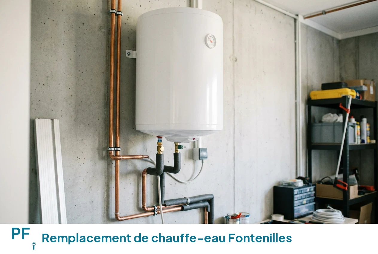 Remplacement de chauffe-eau à Fontenilles