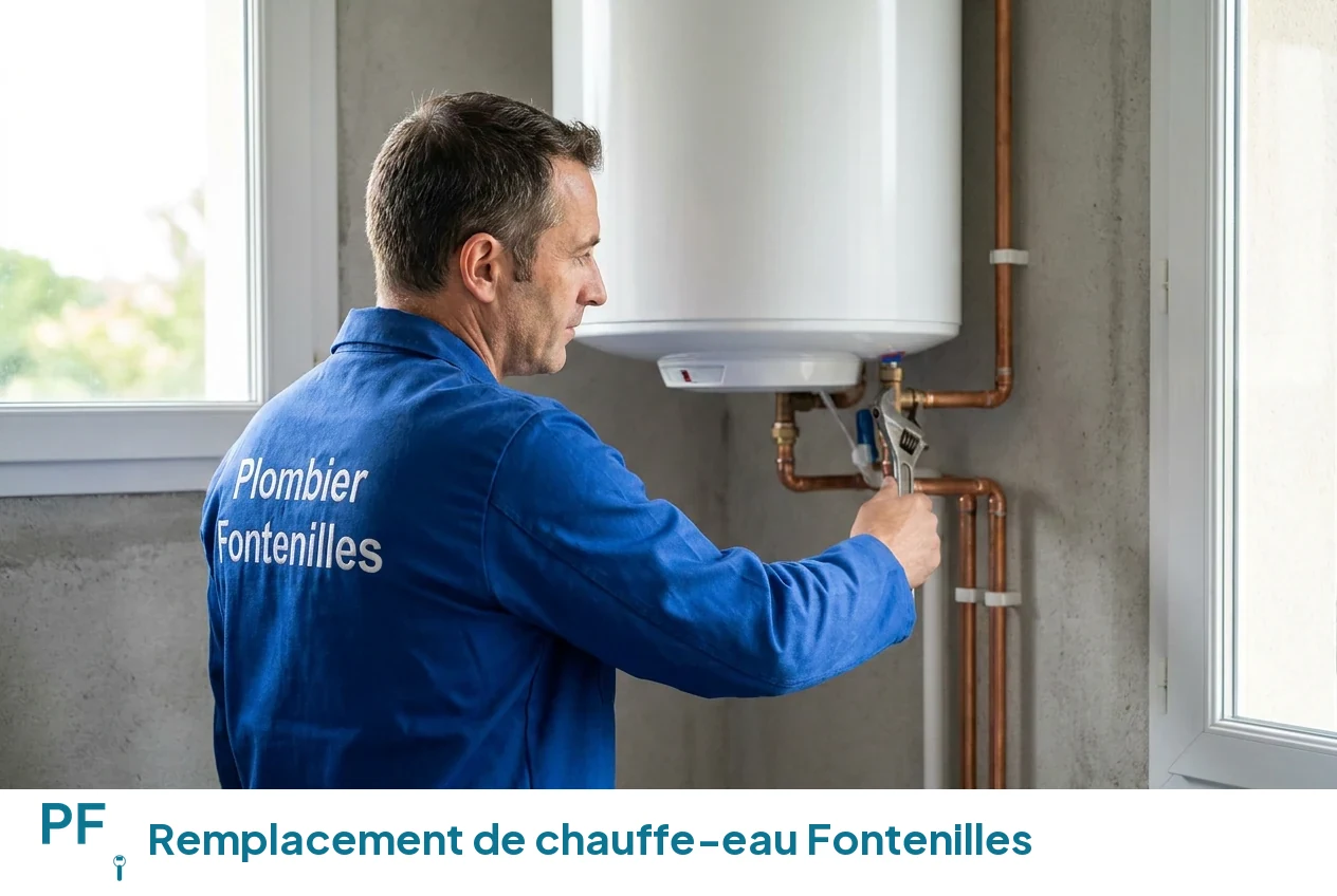 Remplacement de chauffe-eau à Fontenilles